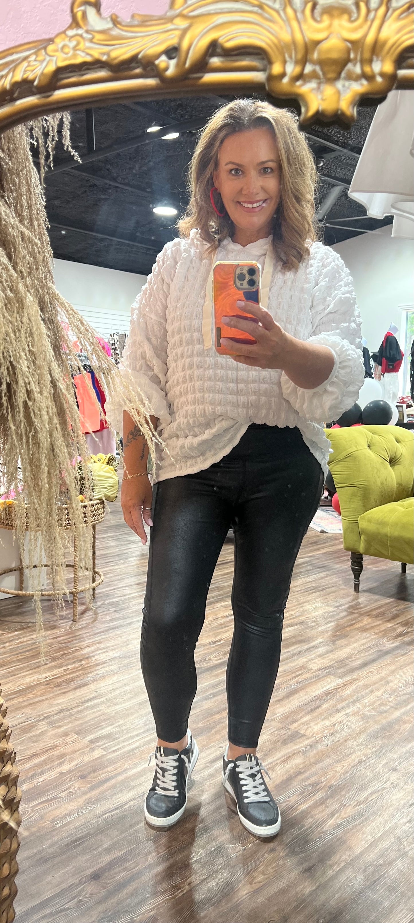 White bubble top