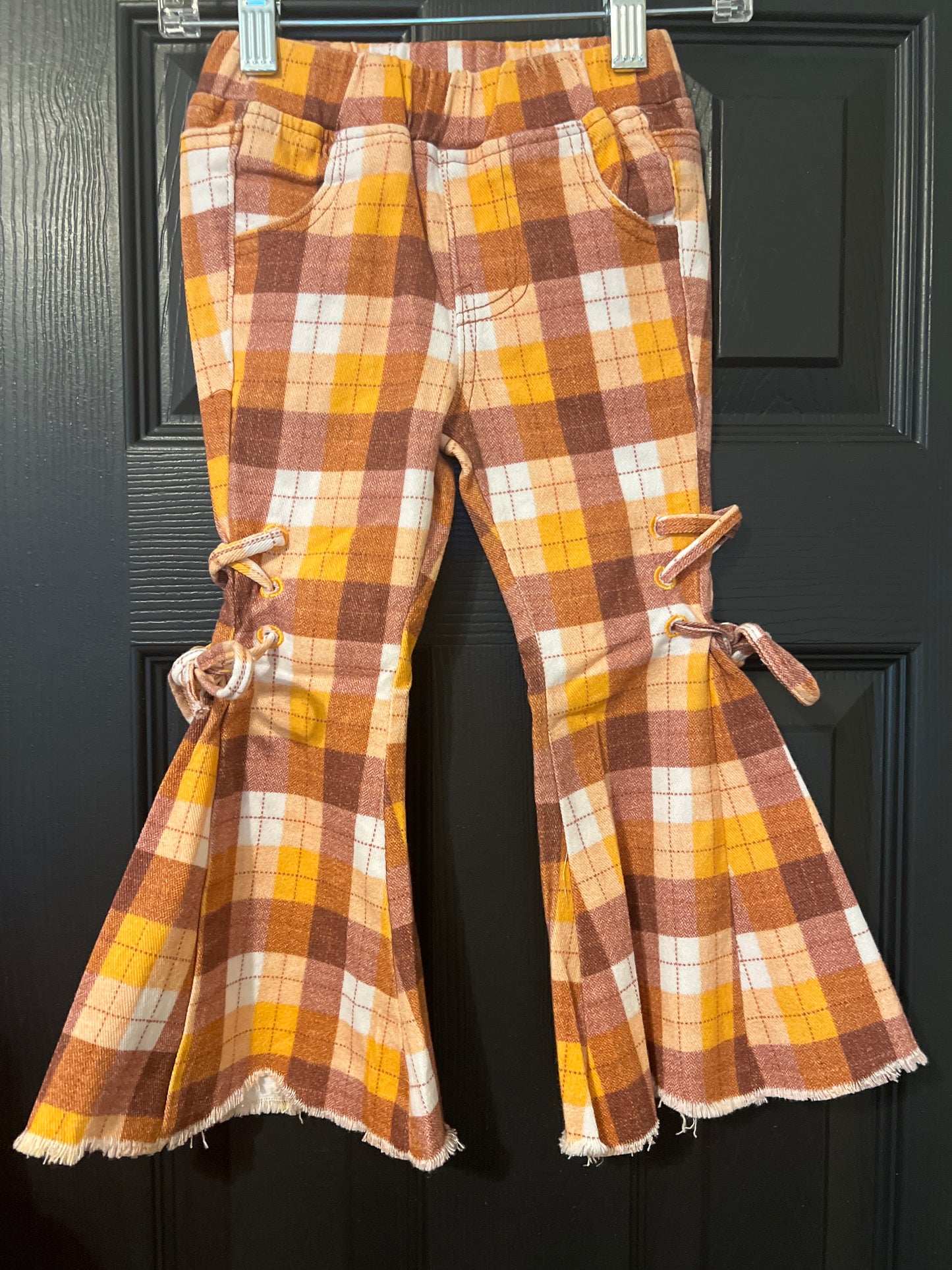 Plaid fall flares