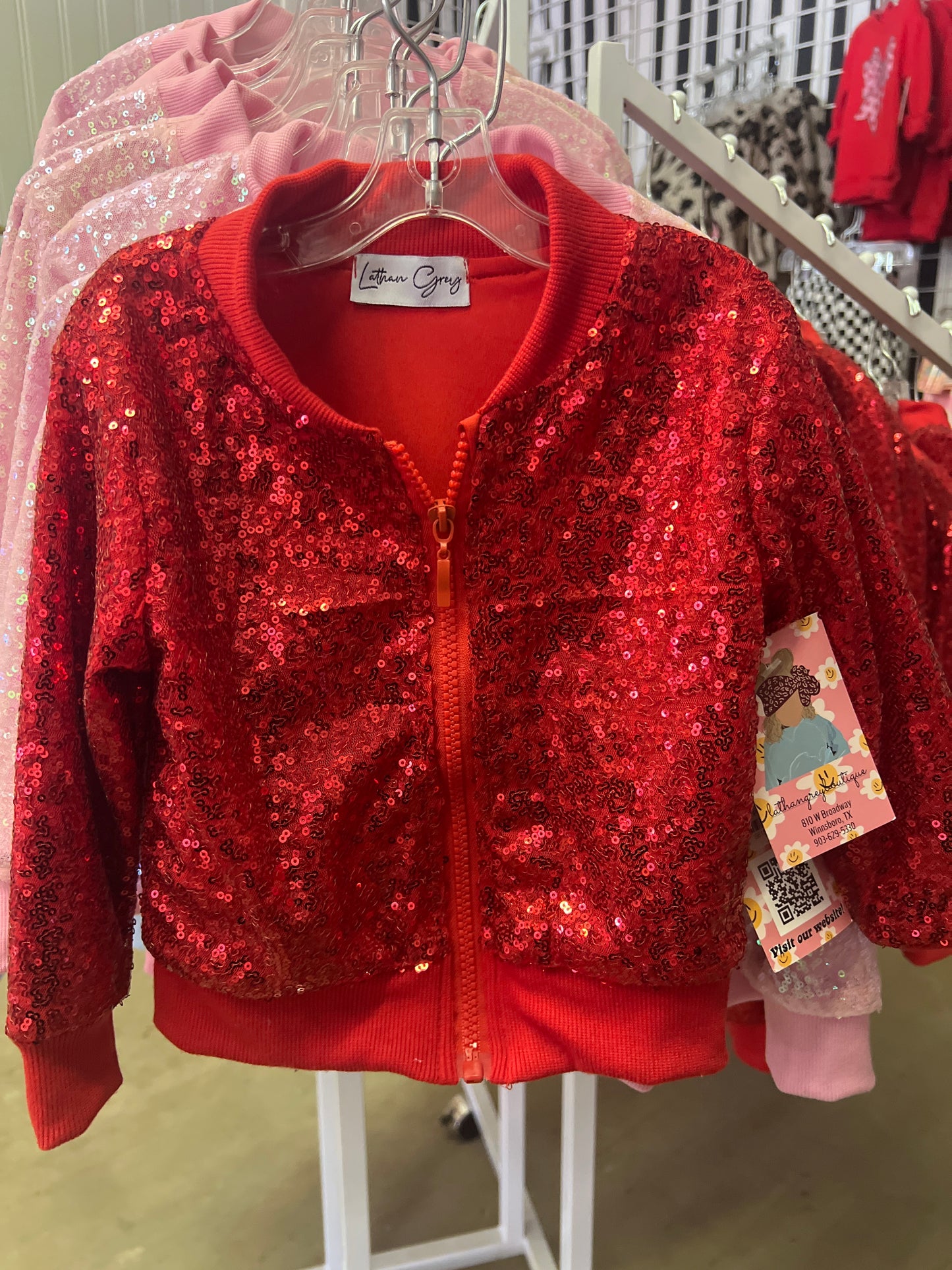 Sequin jacket