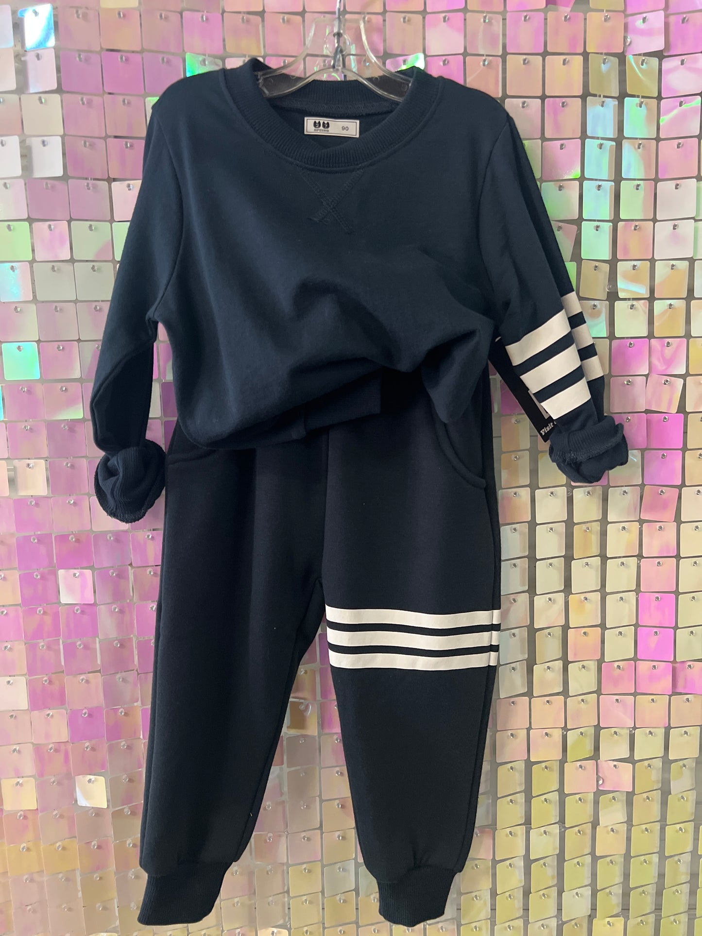 Navy sweatsuit set