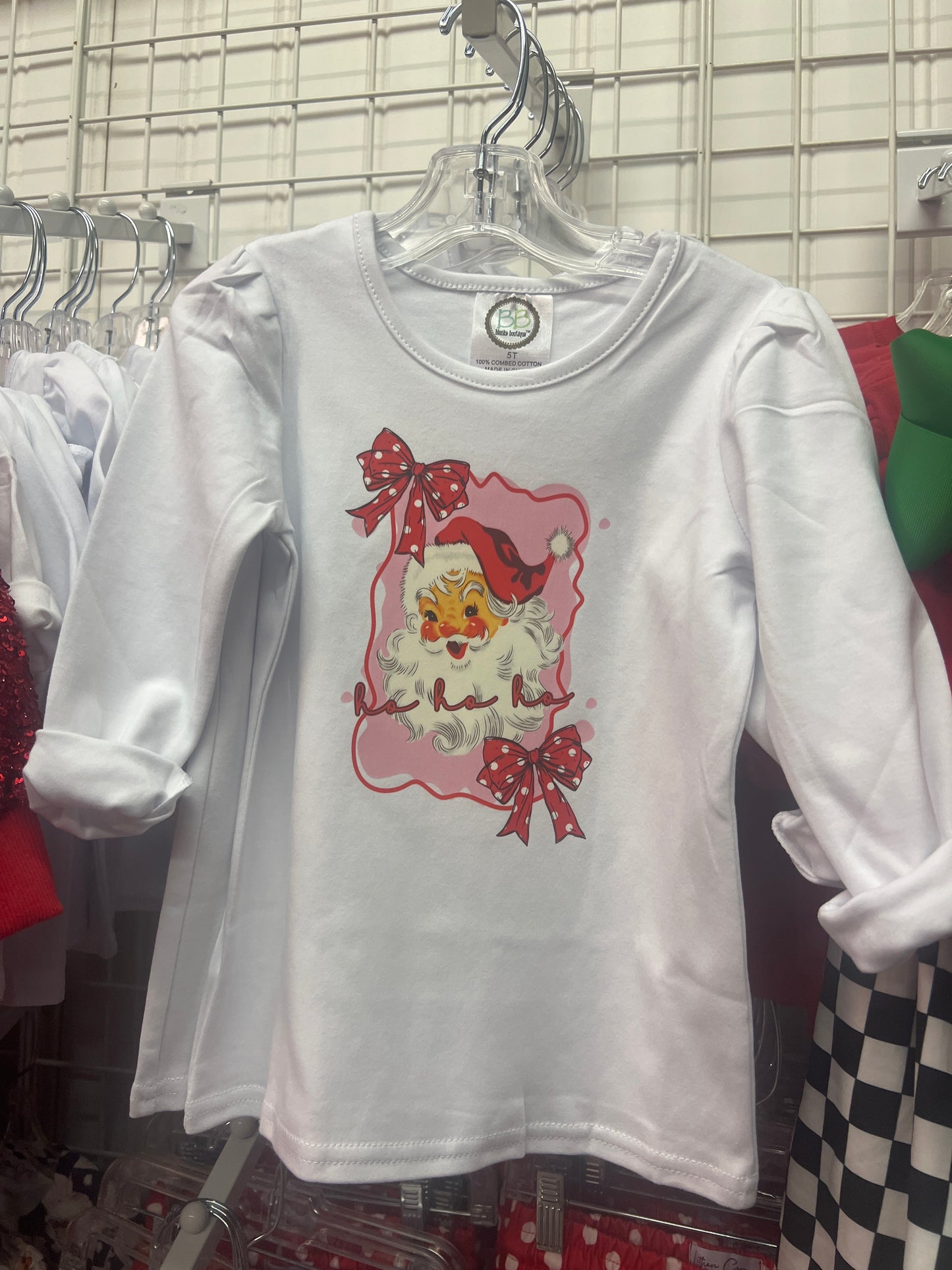 Polka dot Santa
