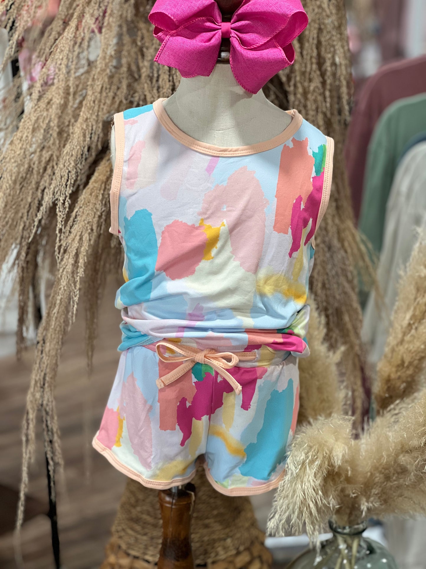 Tye dye summer set