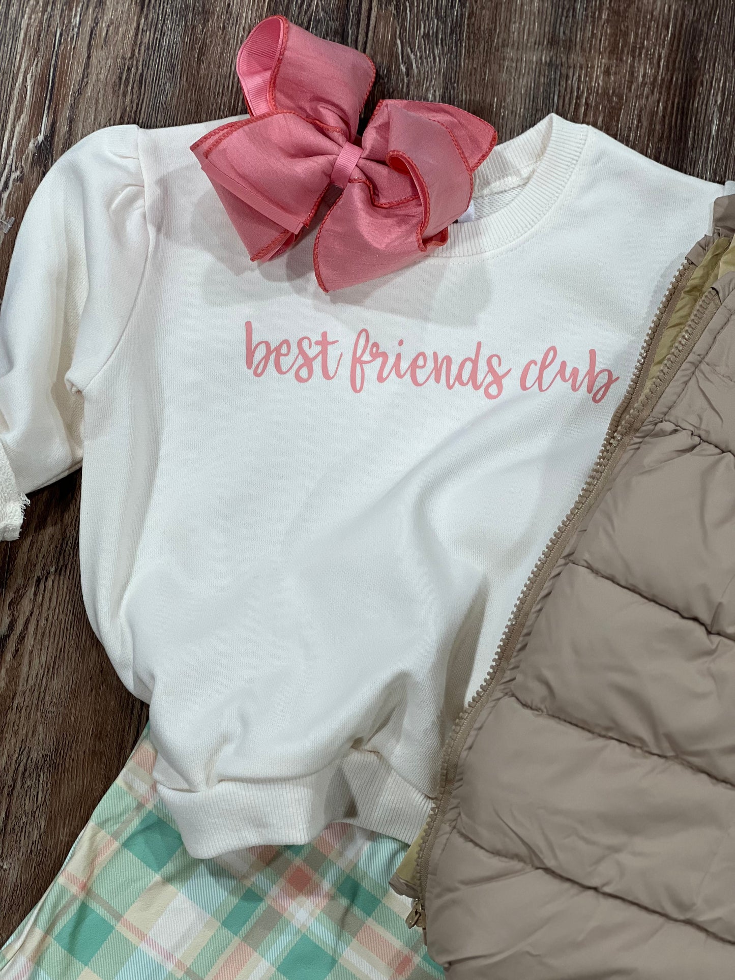 Best friends club sweatshirt