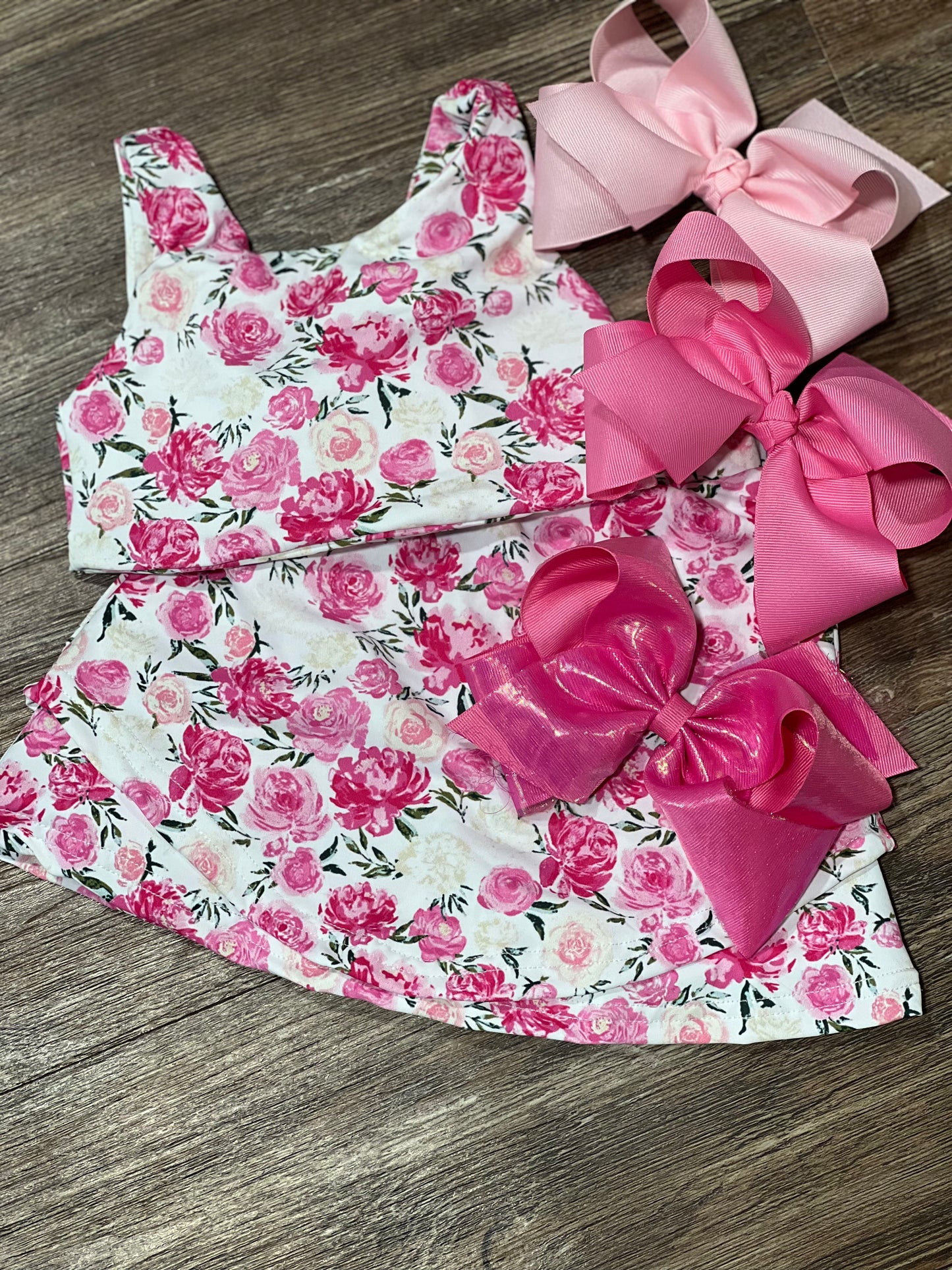 Floral tennis set