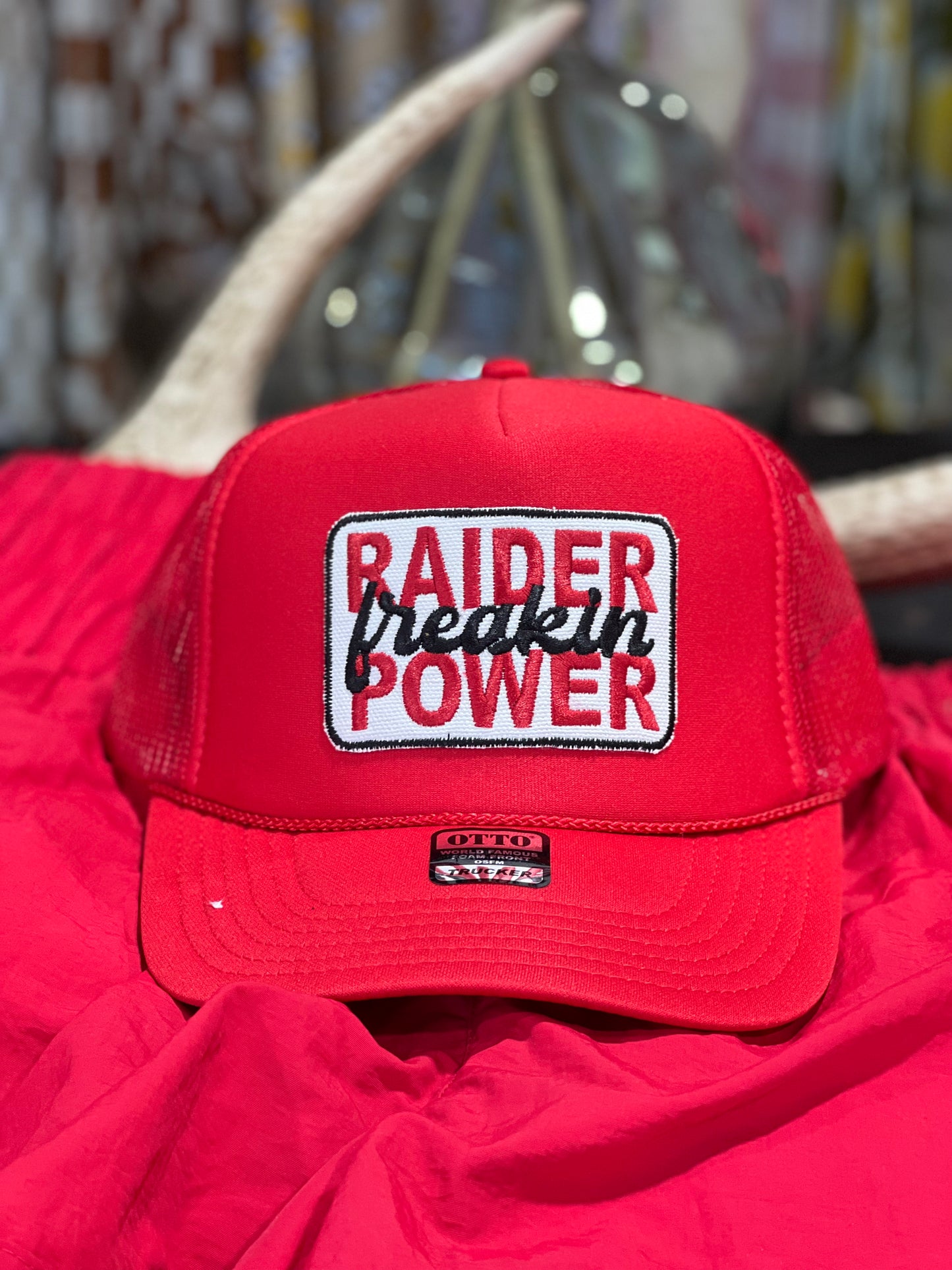 Raider freakin pride trucker hats