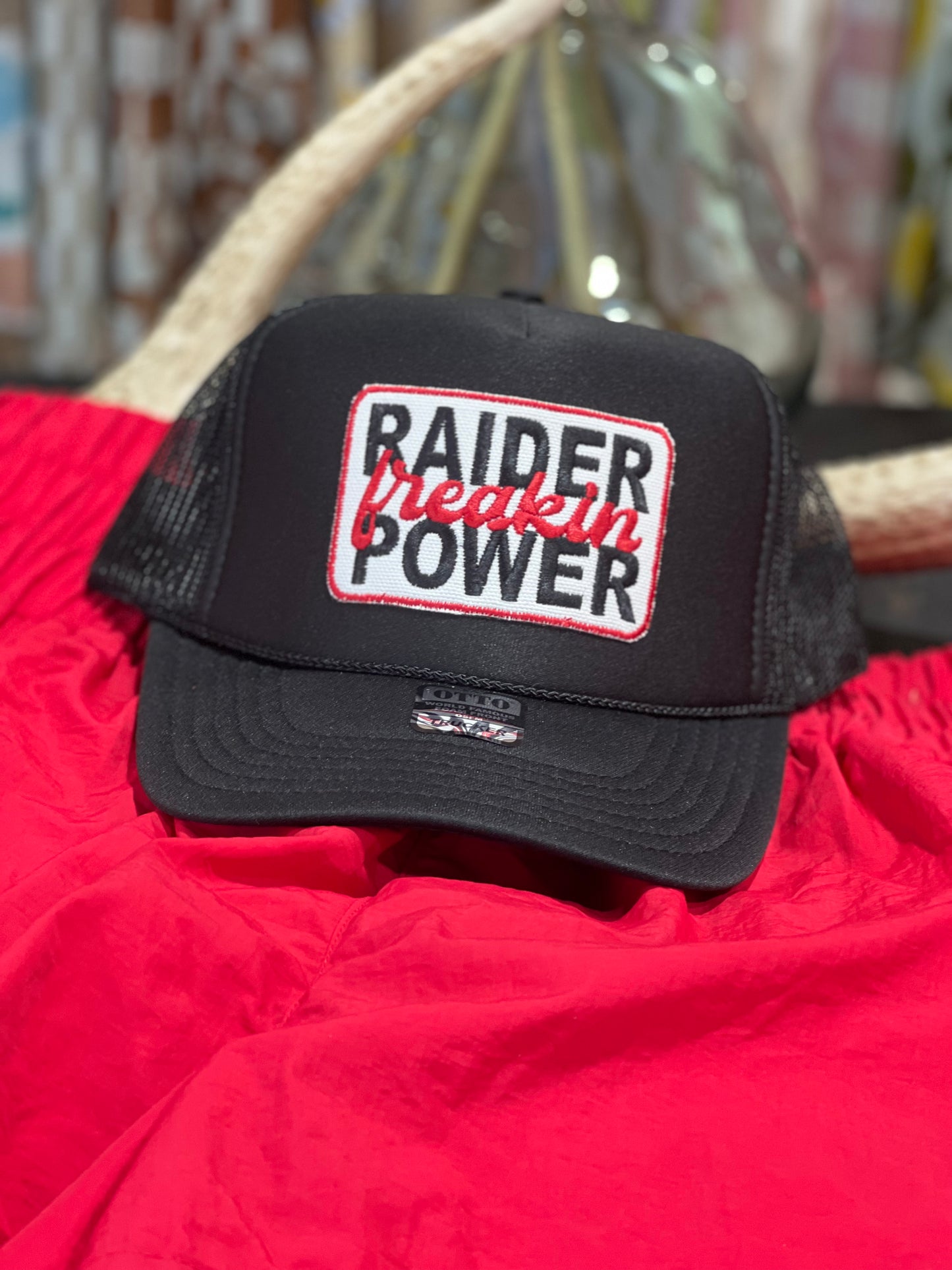 Raider freakin pride trucker hats