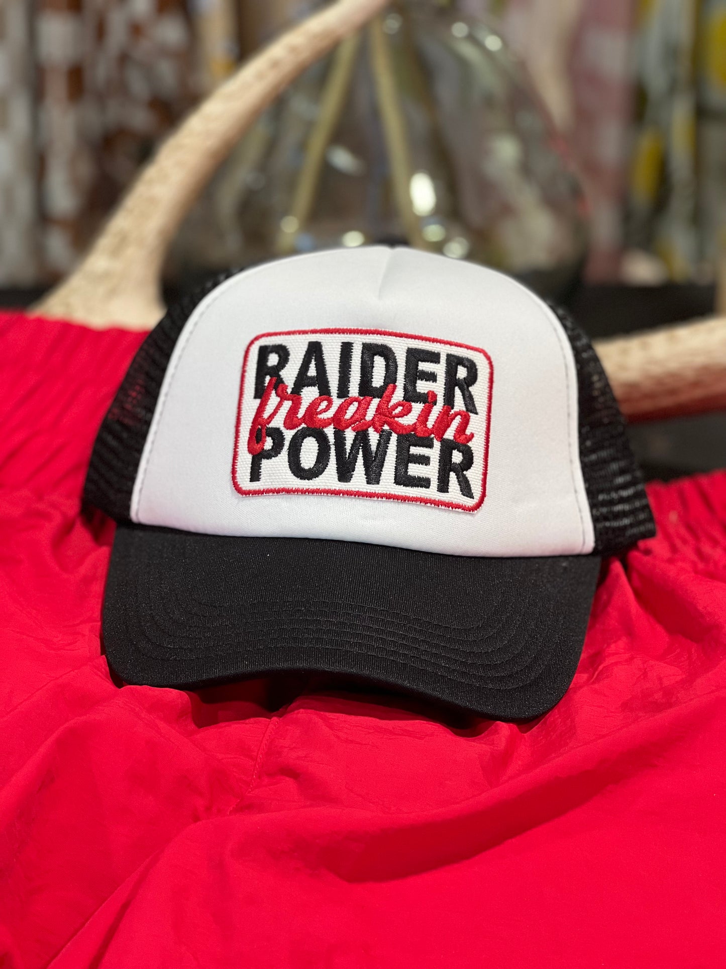 Raider freakin pride trucker hats