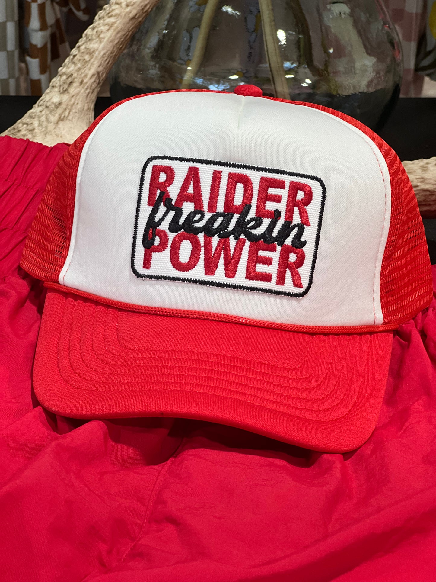 Raider freakin pride trucker hats
