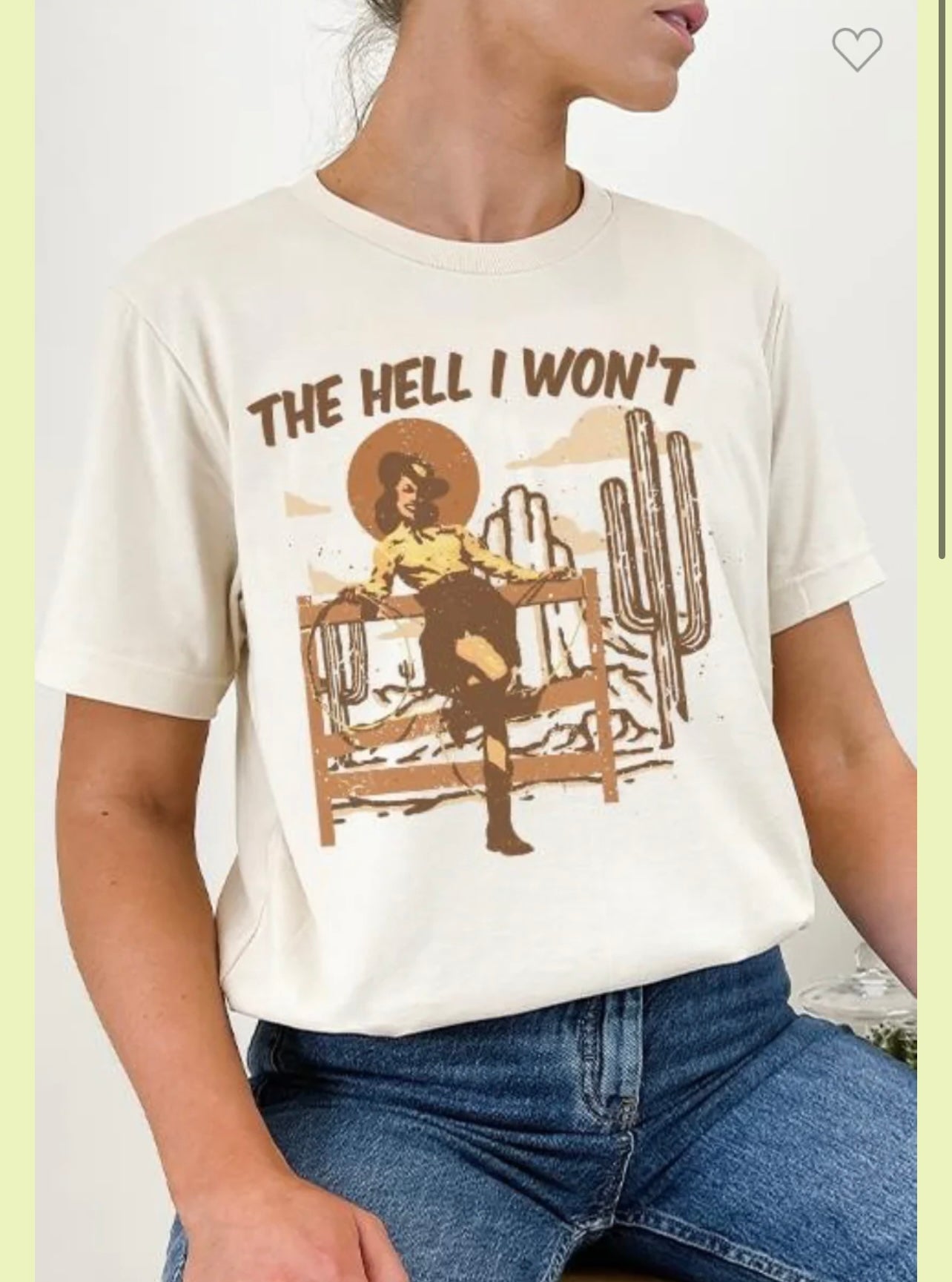 The hell I won’t