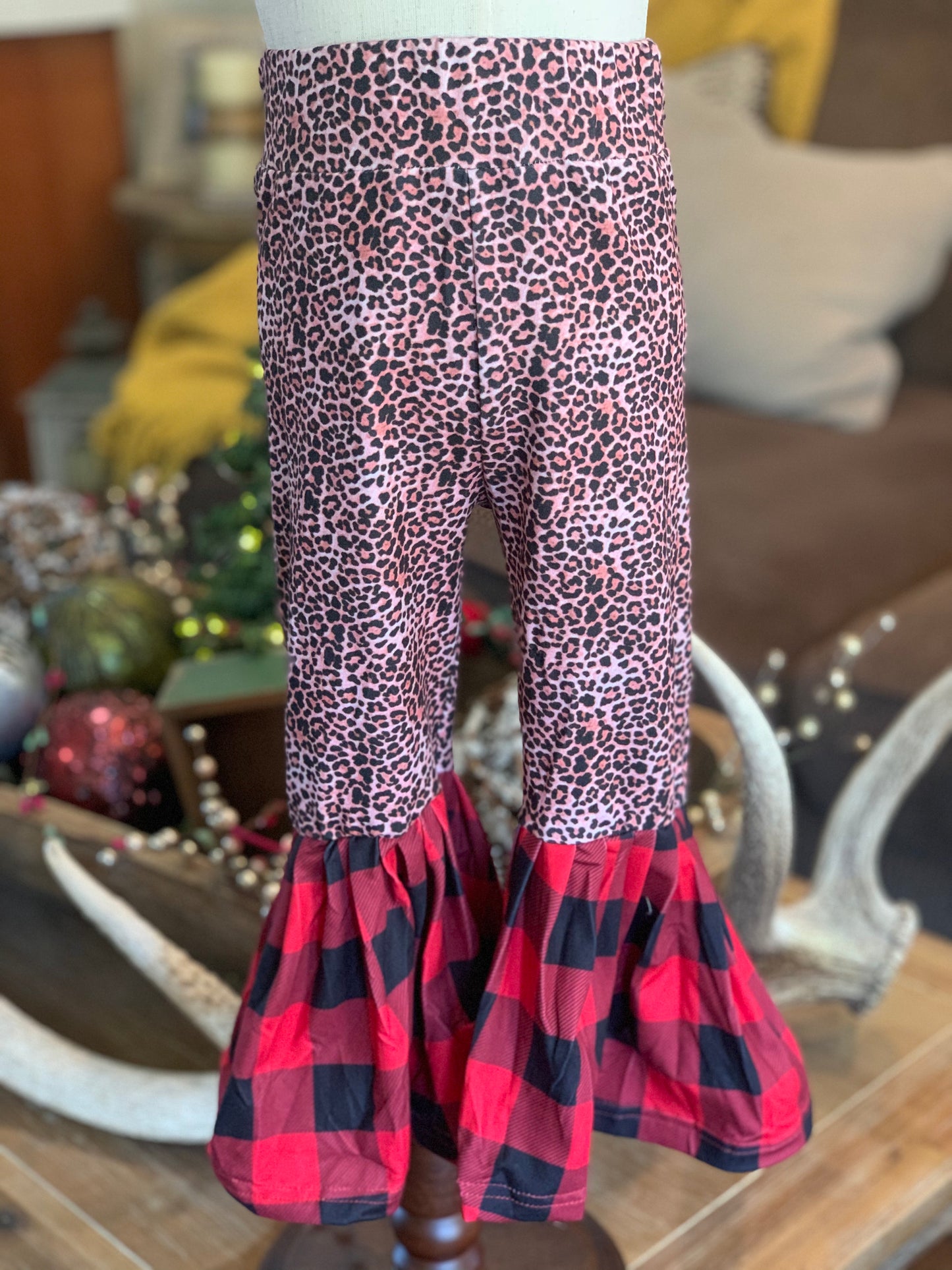 Leopard check bells