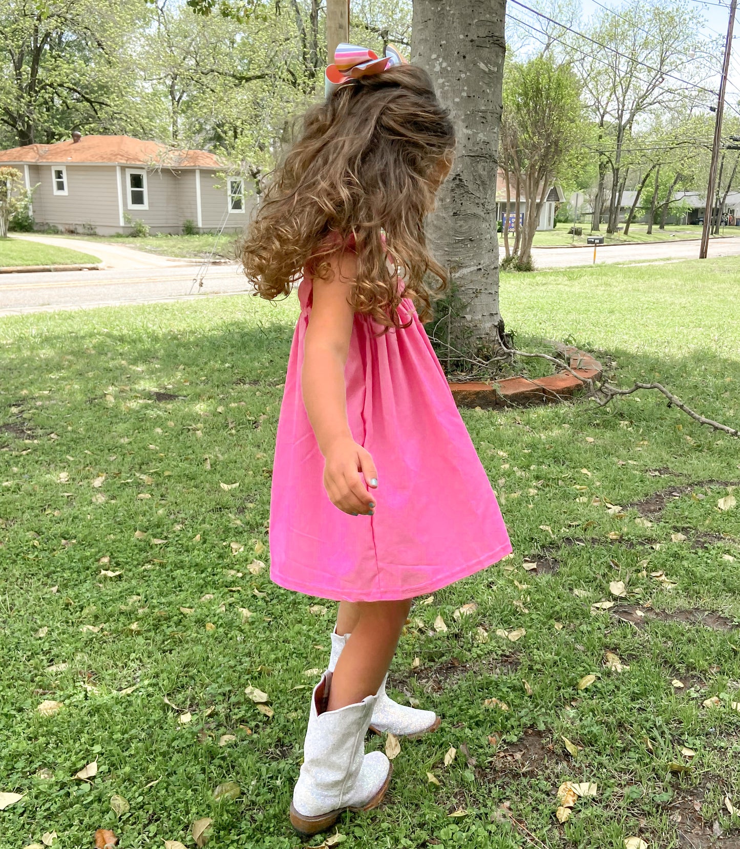 Bubblegum pink dress