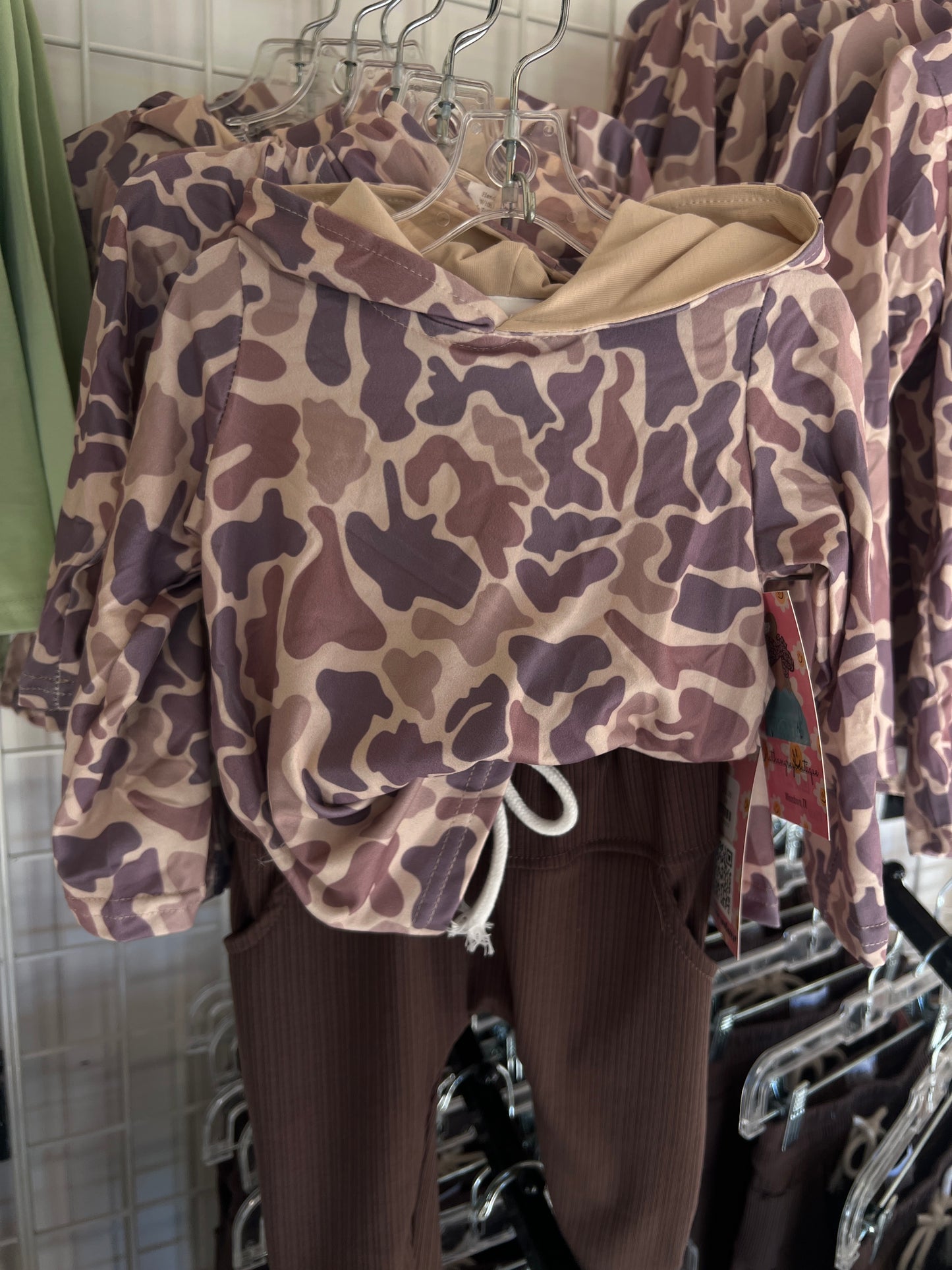 Brown Camo hoodie