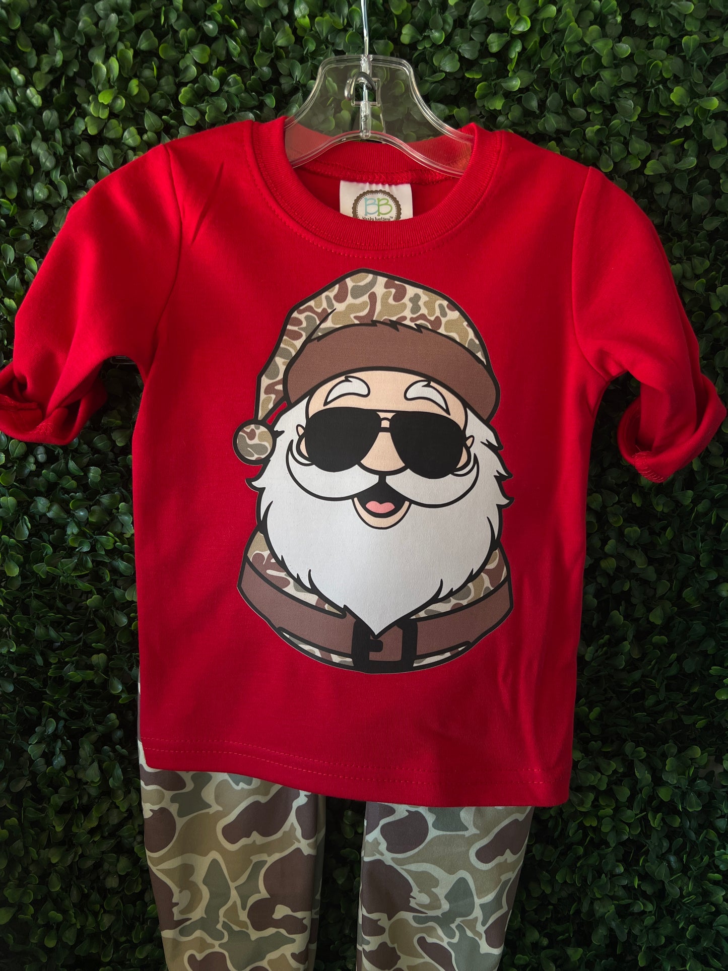 Cool Camo Santa Longsleeve