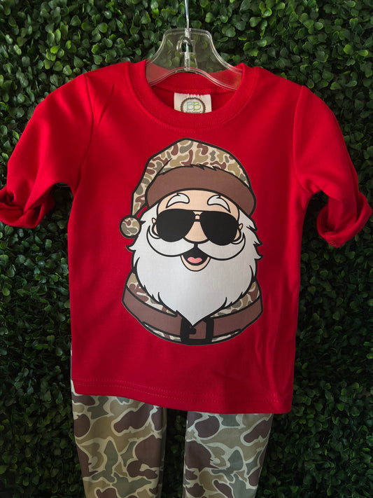 Cool Camo Santa Longsleeve