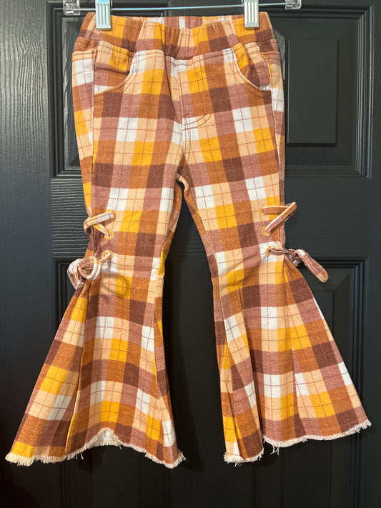 Plaid fall flares