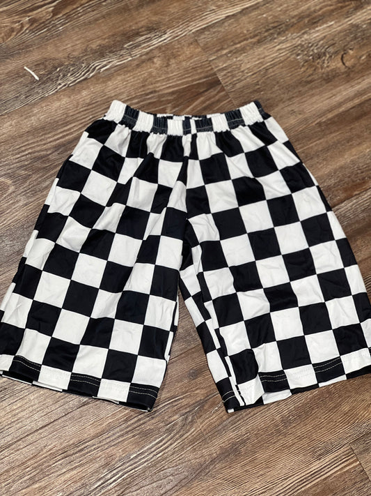 Black check pants