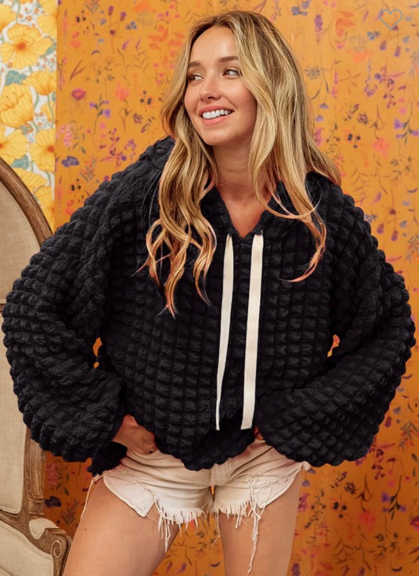 Black bubble top