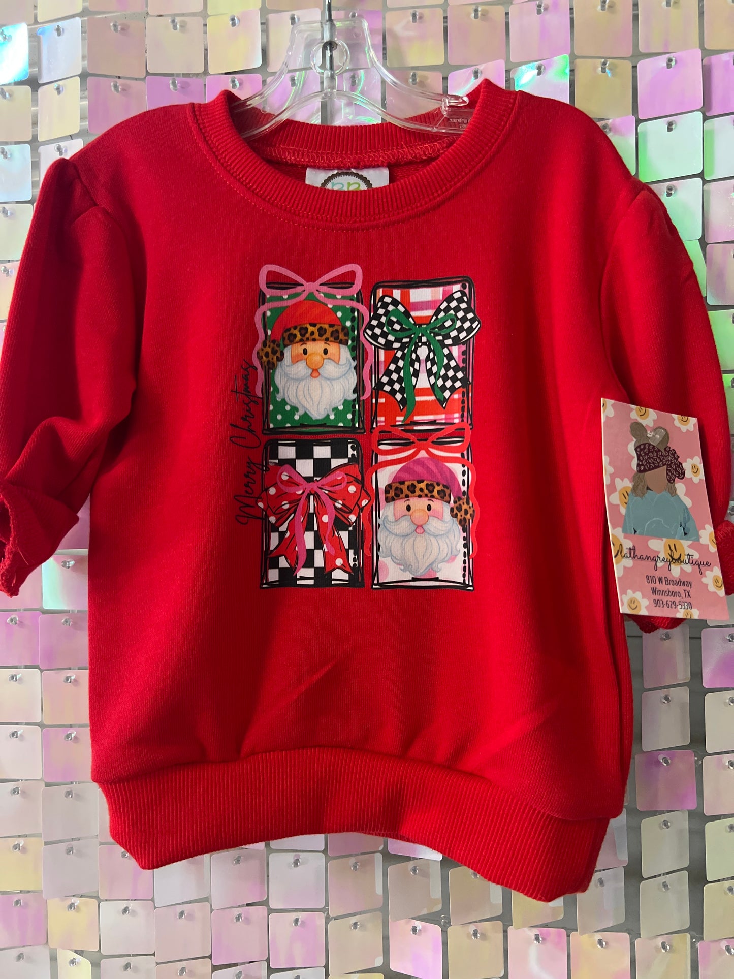 Christmas sweatshirts girls