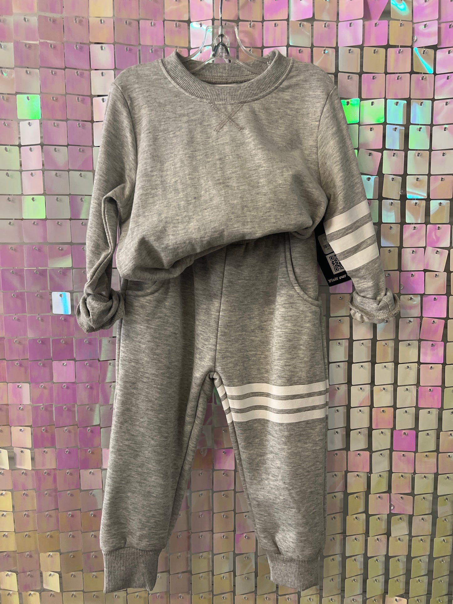 Grey sweatsuit set