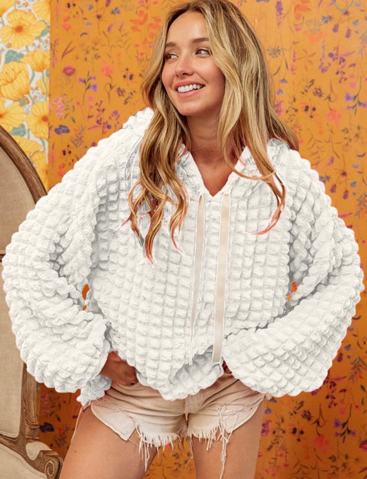White bubble top