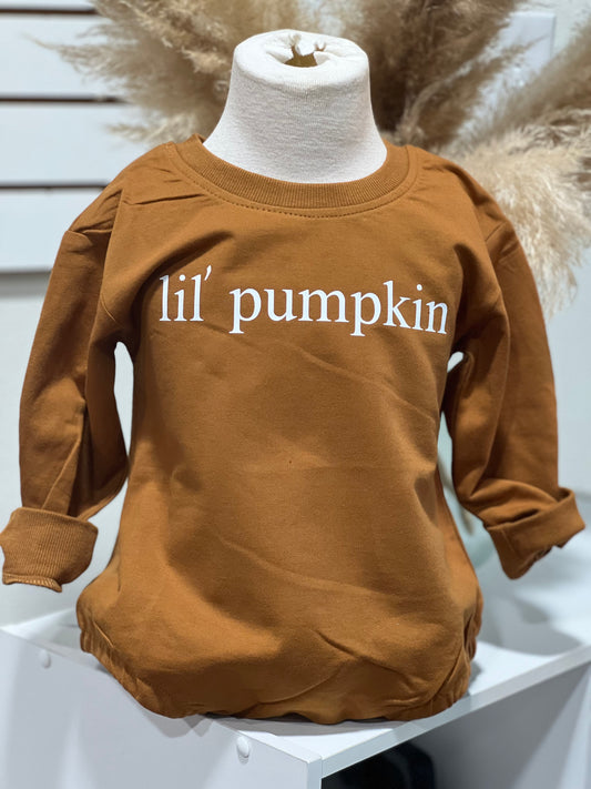 Lil pumpkin romper