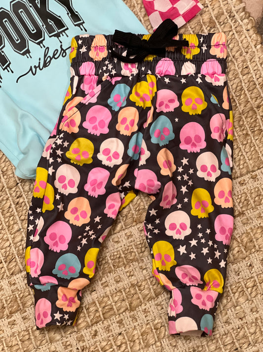 Skull joggers