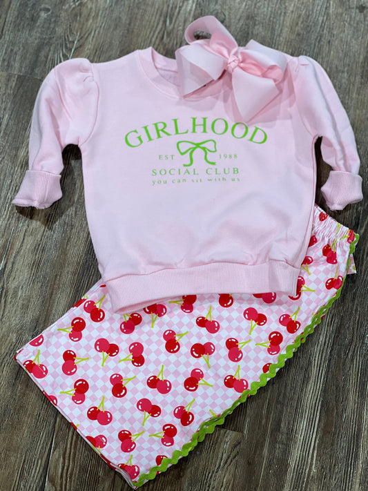 Girlhood social club sweatshirt