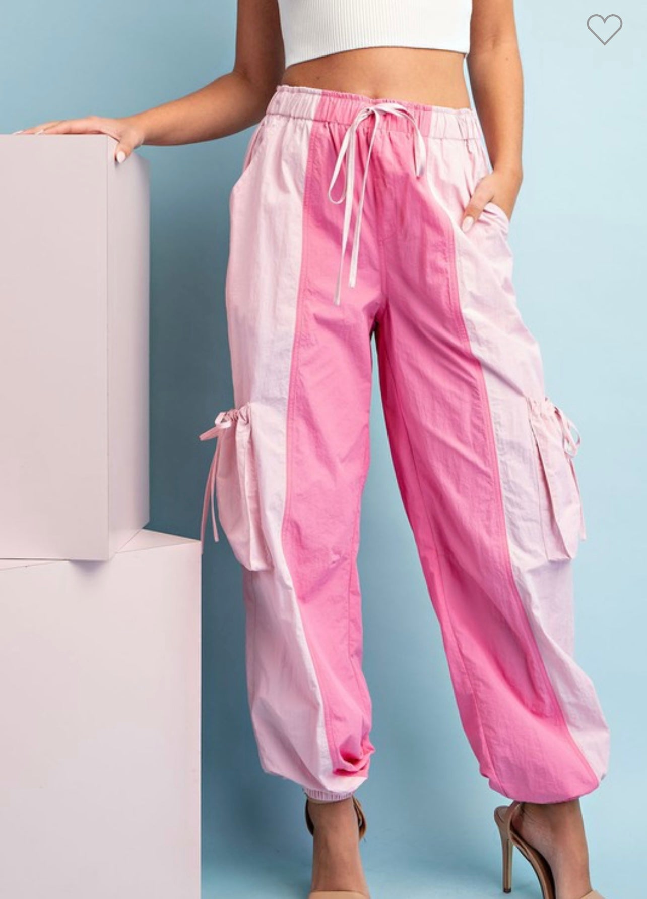 Bubble pink joggers