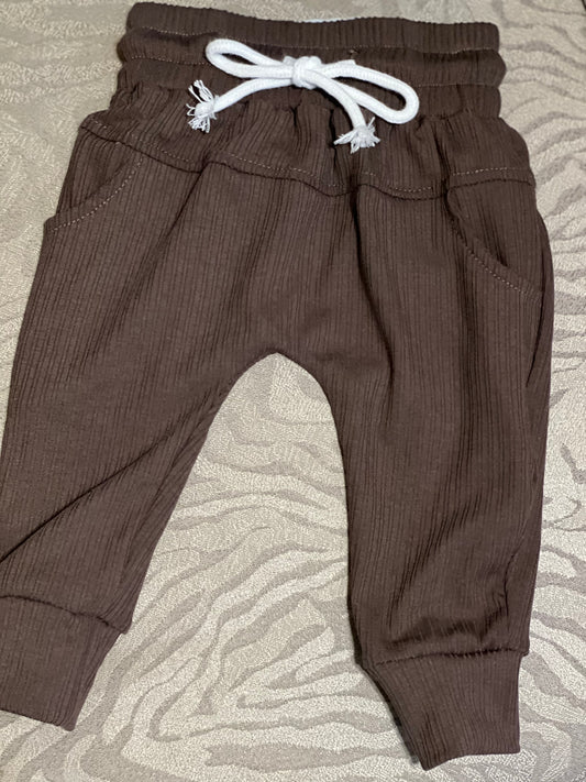 Chocolate joggers