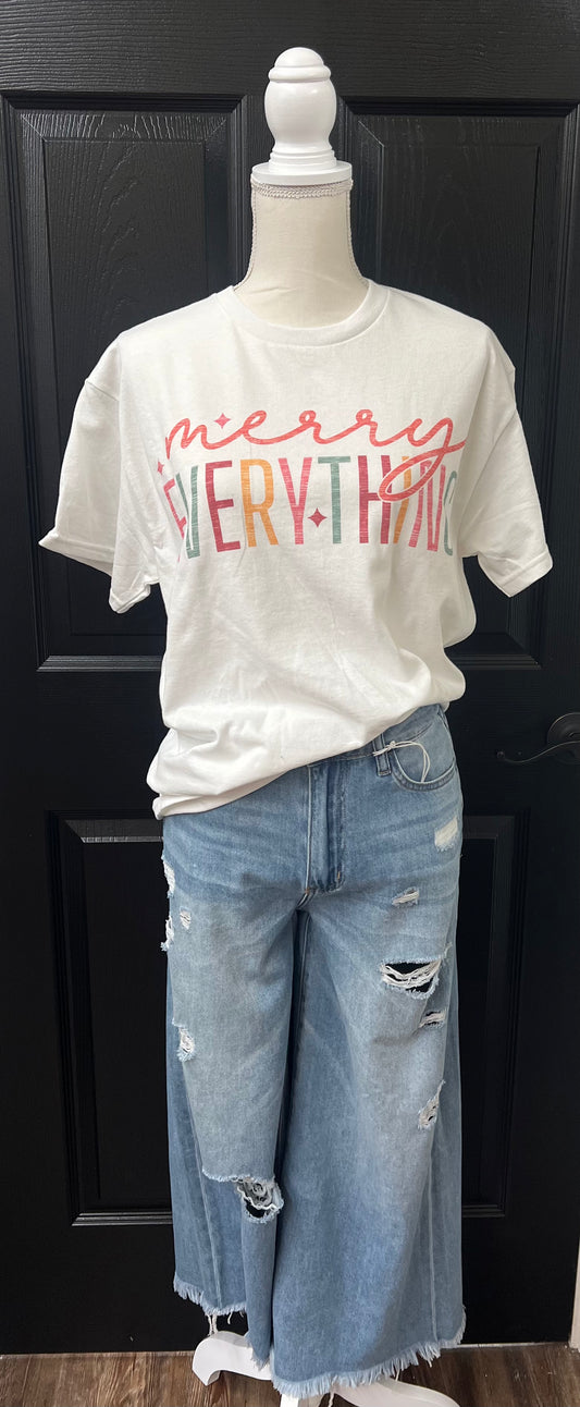 Merry everything tee