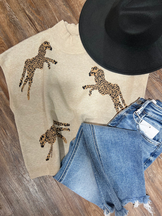Cheetah sweater