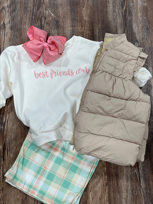 Best friends club sweatshirt
