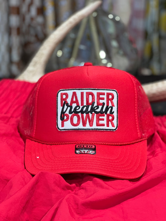 Raider freakin pride trucker hats