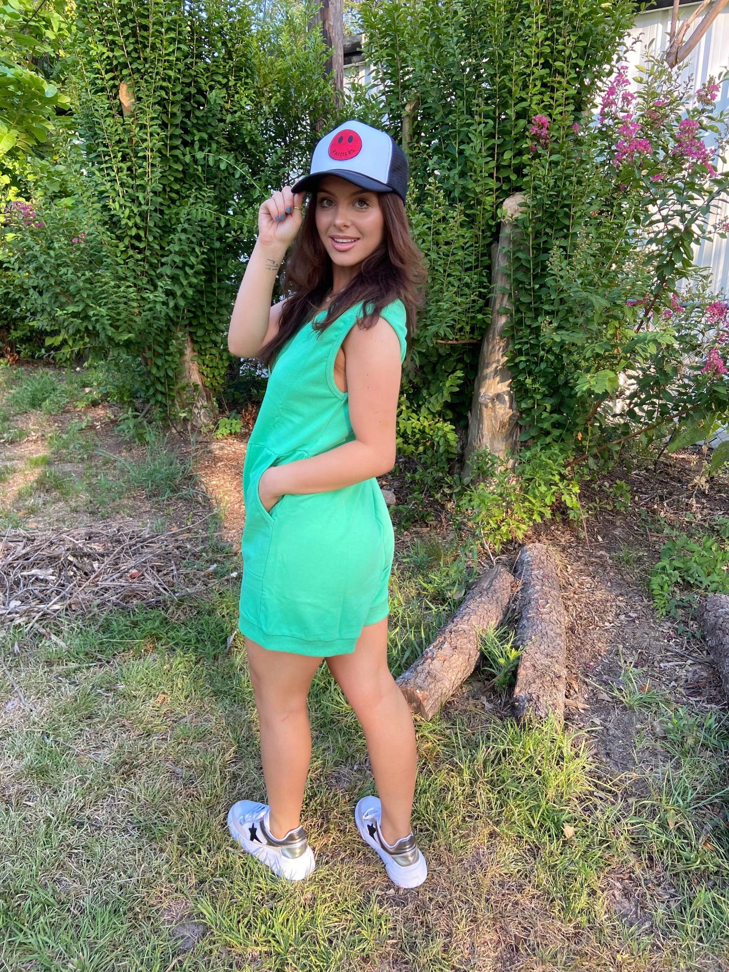 Green romper