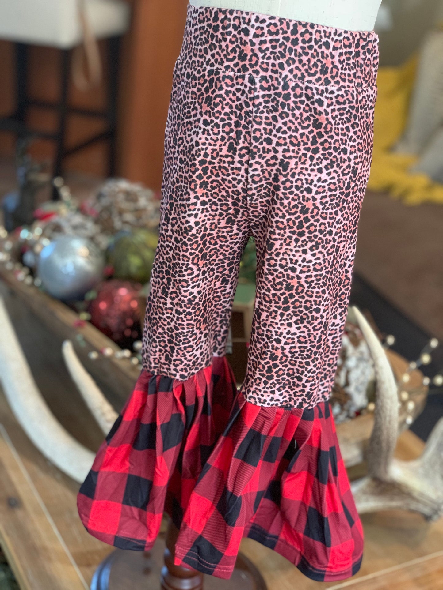 Leopard check bells
