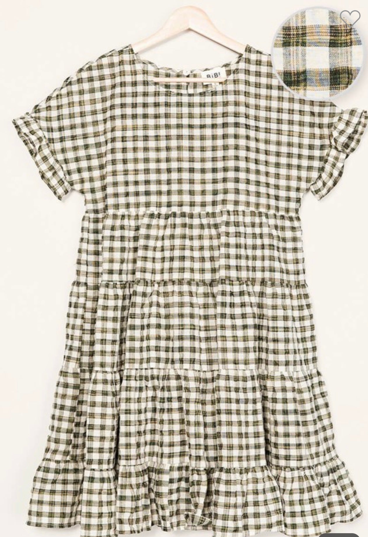 Ruffled tired dress