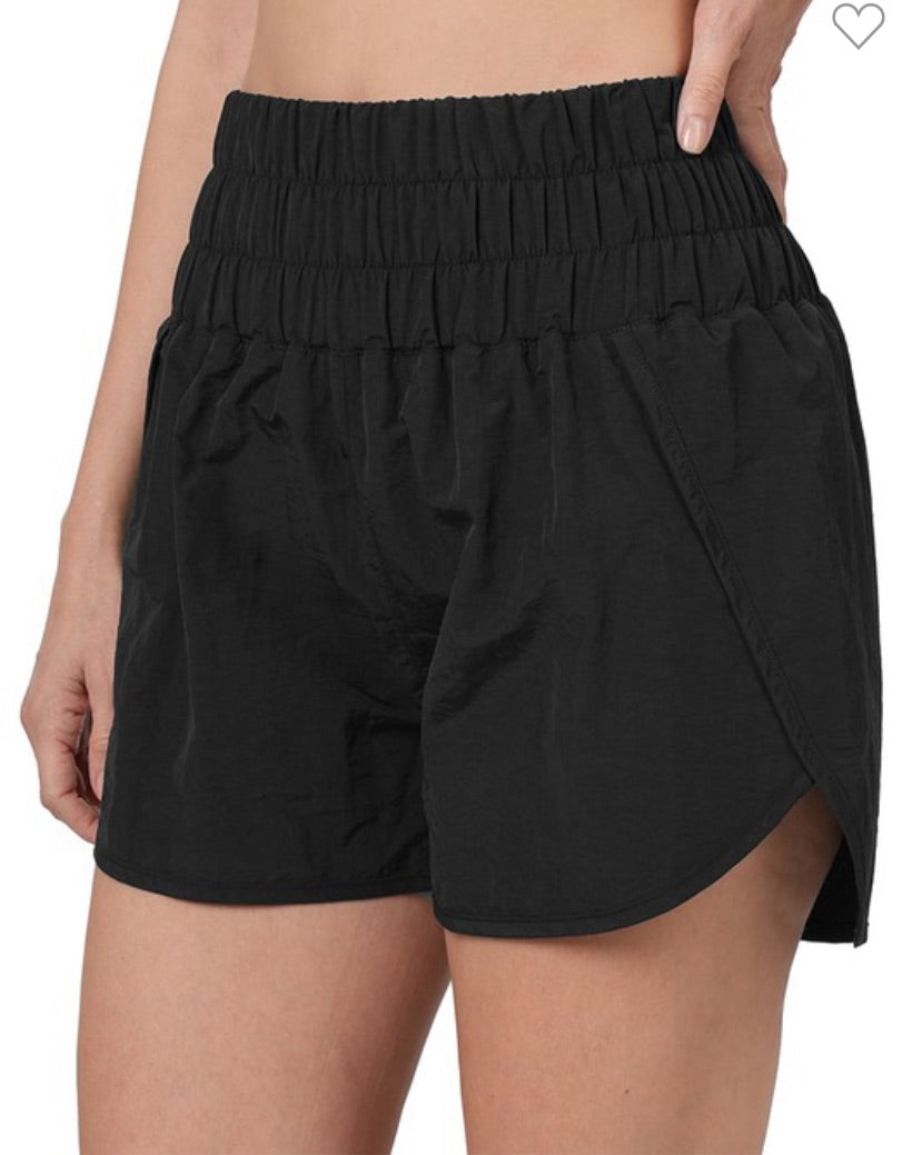 Windbreaker shorts plus