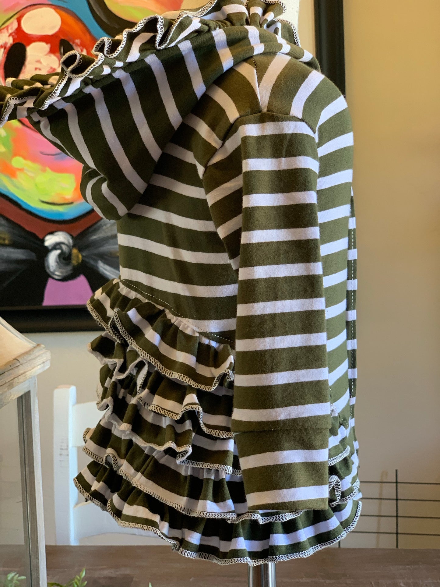 Green stripe jacket