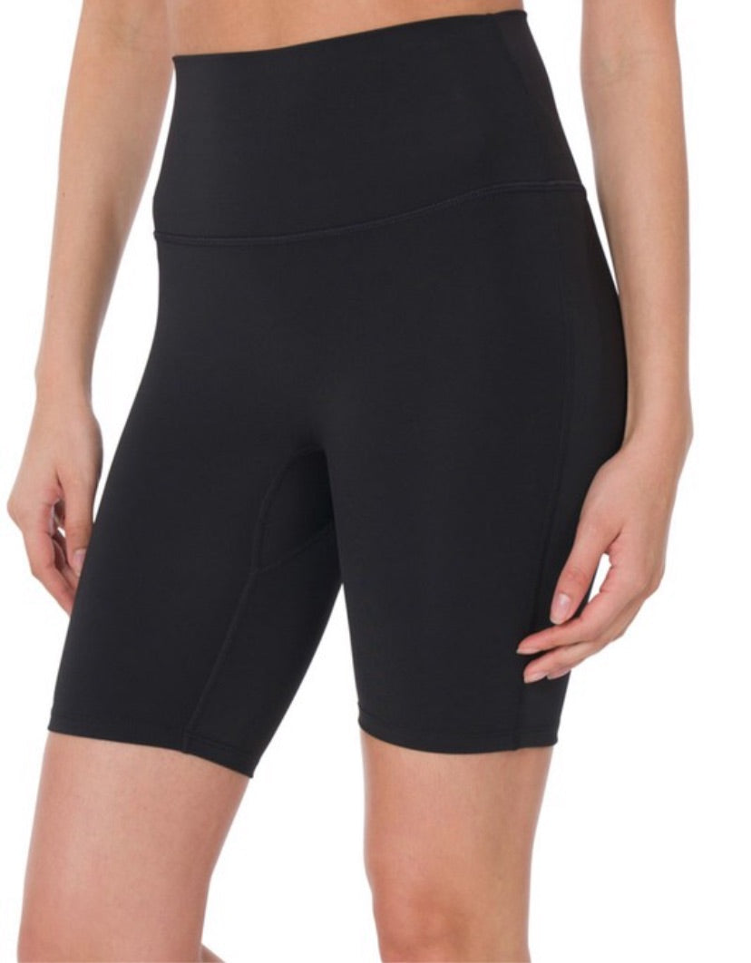 Plus biker shorts