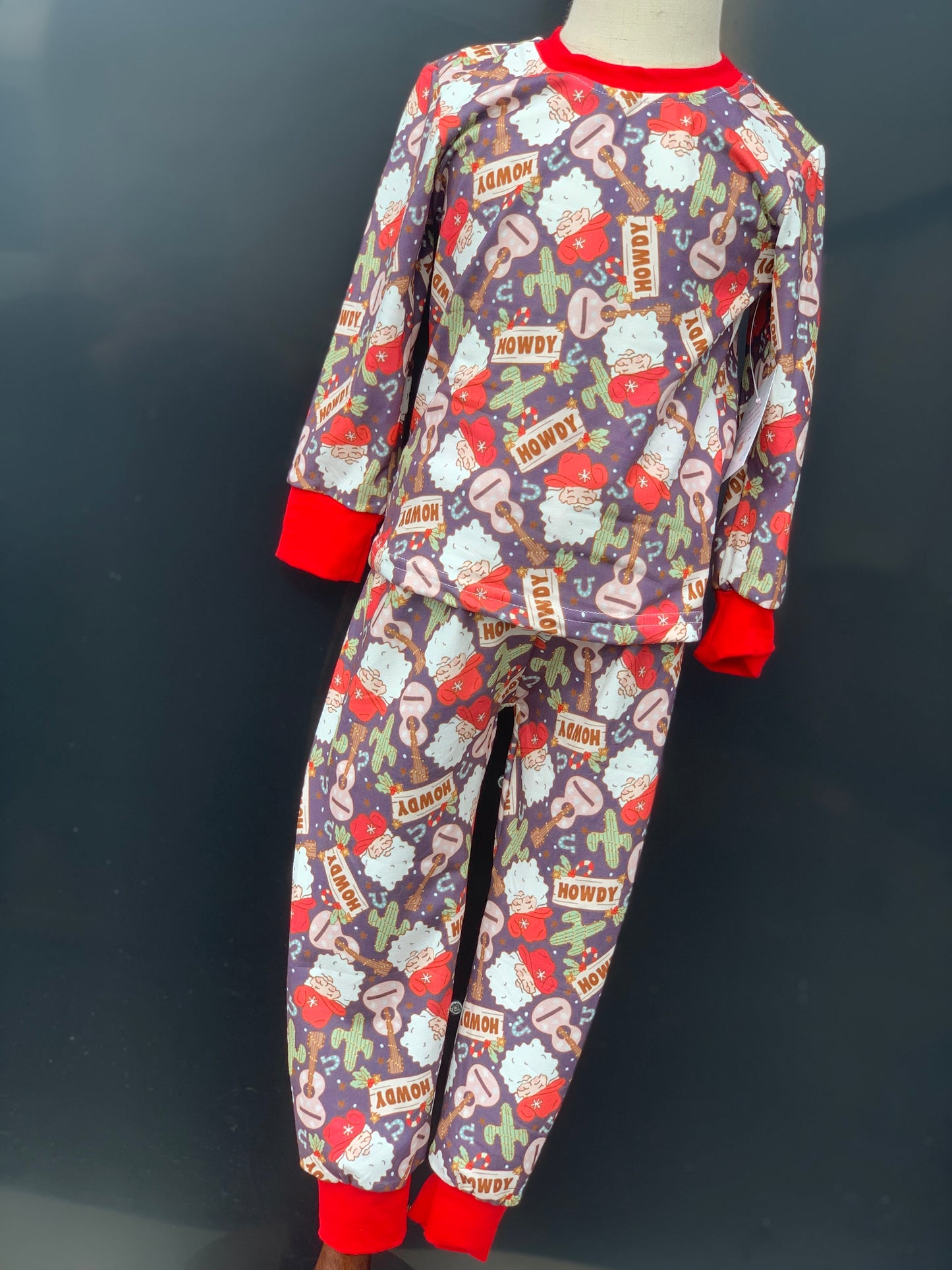Howdy Santa pj