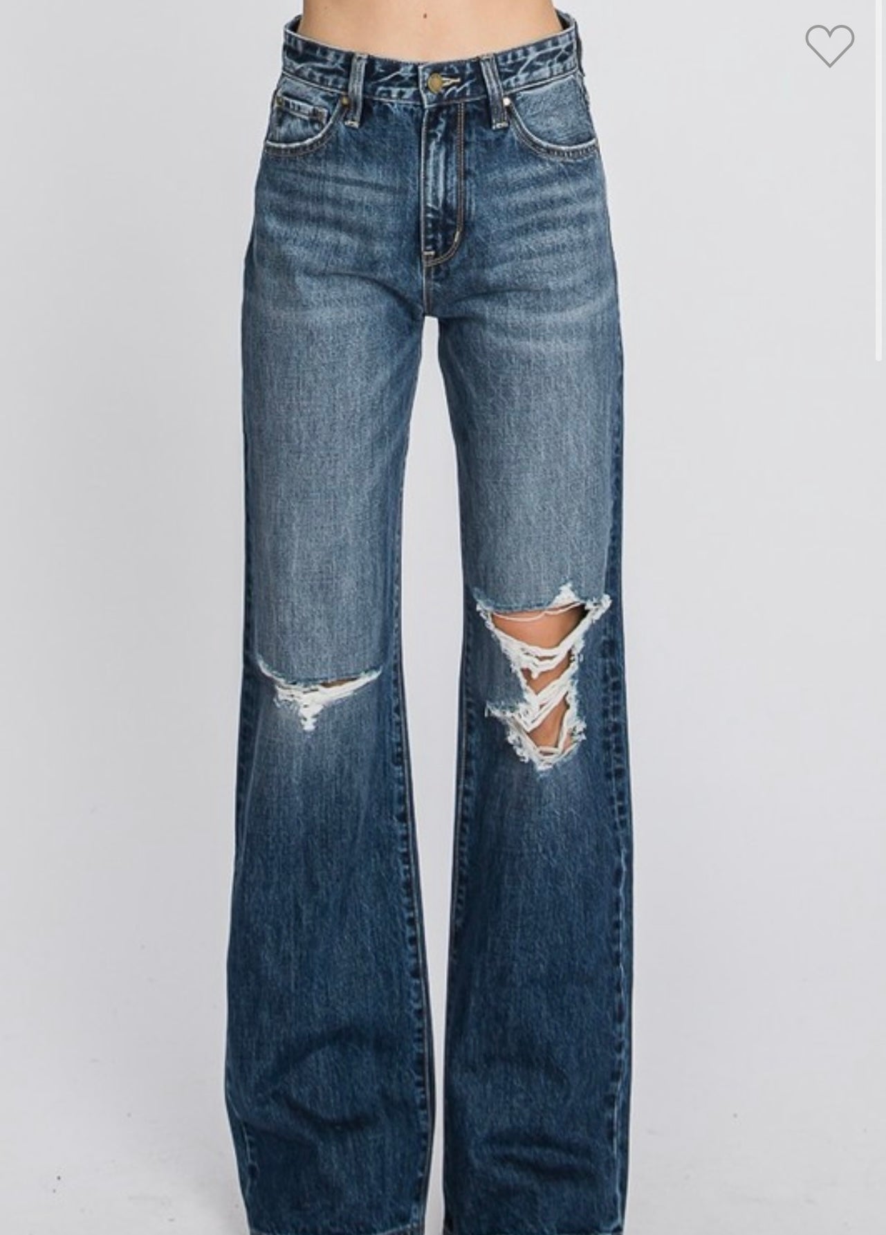 Distressed vintage flare