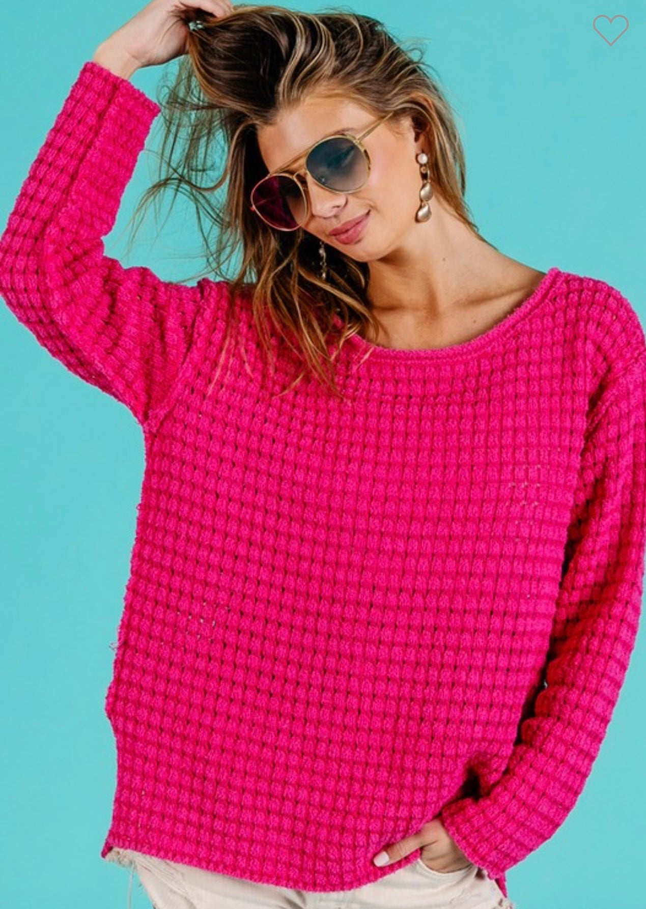 Raw edge top