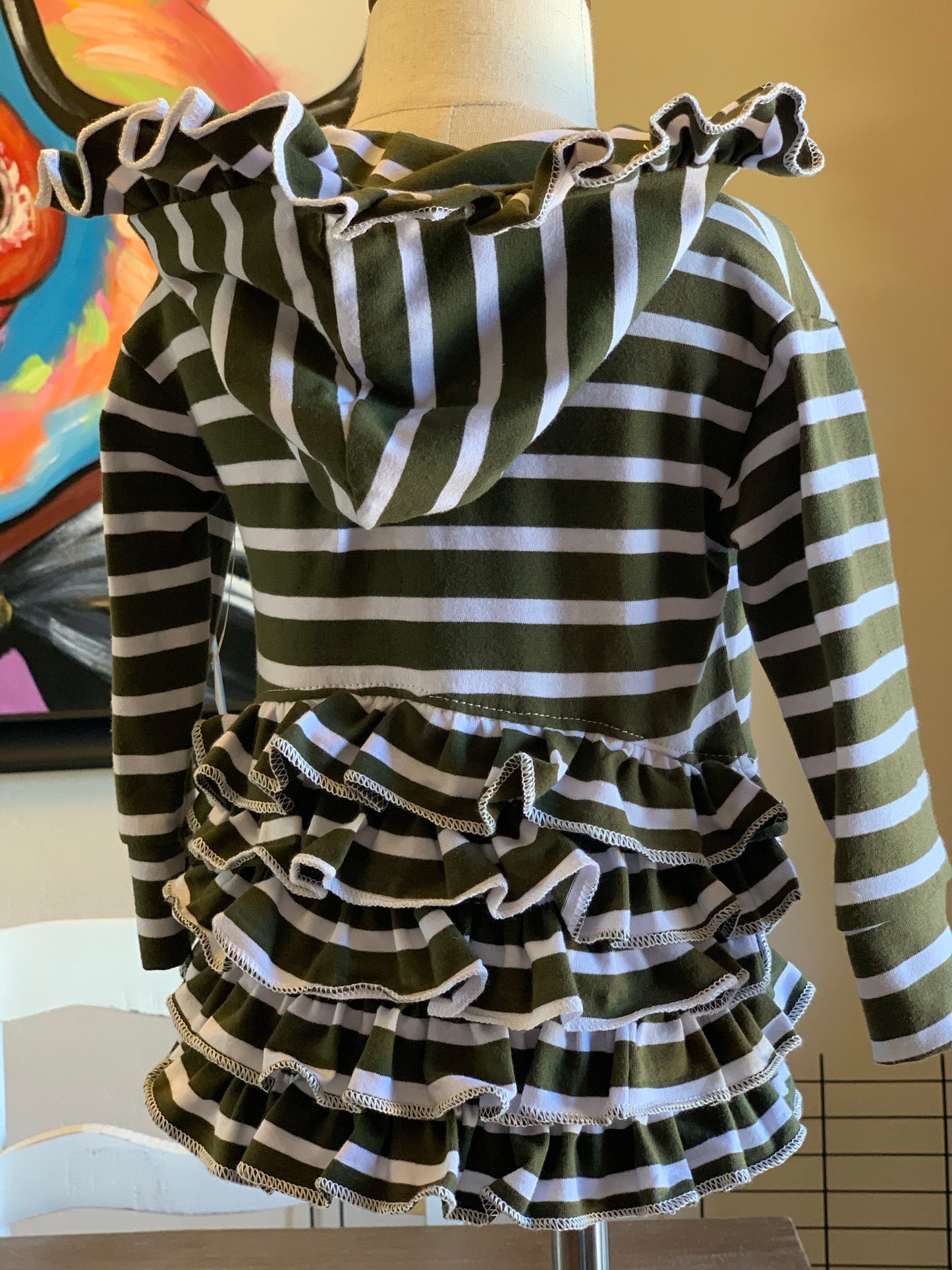 Green stripe jacket