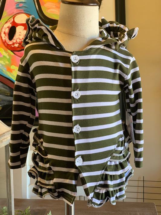 Green stripe jacket